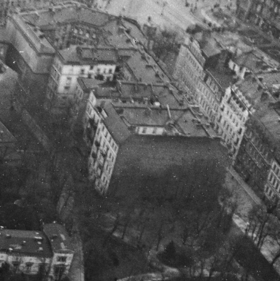 links oben im Bild befindet sich das im 2.Weltkrieg zerstörte Straßenbahndepot an der Kreuzbergstraße / Ecke Großbeerenstraße Aufnahmedatum: um 1920 Aufnahmeort: Berlin Systematik: Geographie / Europa / Deutschland / Orte / Berlin / A