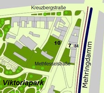 Die Methfesselstraße und ihre Umgebung heute