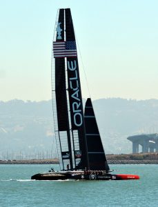 Katamaran des Teams Oracle, den Amarica's Cup 2013 holte