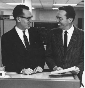 Ivan Sutherland - links - und David Evans (Foto University of Utah)