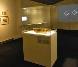 Leibniz-Maschine in der Llull-Ausstellung