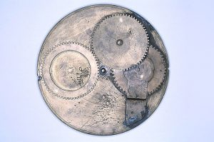 Getriebe eines persischen Astrolabs aus dem 13. Jahrhundert (Foto Museum of the History of Science Oxford) 
