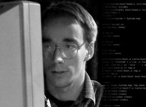Linus Torvalds in den frühen Neunzigern