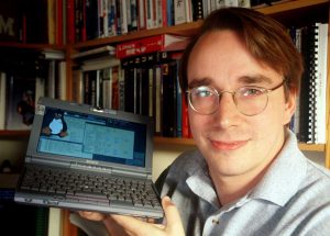 Einige Jahre später mit dem Linux-Pinguin Tux